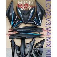 LC135 V2 Mx King 2019 Matt Grey Black Cover Set HLD Coverset LCV2