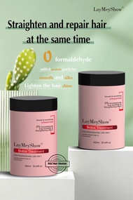 LayMeyShow Botox Treatment Keratin 900ml 0% Formaldehyde Keratin Treatment Perawatan Rambut Smoothing