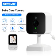 MeeGoo 2.4-Inch Baby Monitor With Camera Wireless LCD Night Vision VOX Lullaby Feeding Reminder