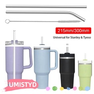 UMISTYDREAMUM9U 1Pcs Cup Straw, Drinking 6mm 8mm Stainless Steel Straws,  Straight Bent Reusable Sil