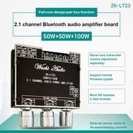 ZK-LT23 2.1 Channel Bluetooth Audio Amplifier Board Module 50W+50W+100W Subwoofer TWS True Wireless