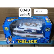 LAYAR TOY SHIP protect server police 004B police BOAT ship BOYS TOY sailing ship toy