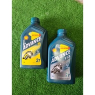 SHELL ADVANCE VSX 2T W 2T 1L 100% ORIGINAL WANGI