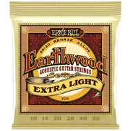 Ernie Ball 2006 Earthwood Extra Light 80/20 Bronze Acoustic Guitar String Tali Gitar Acoustic Musical Instruments