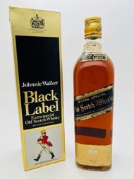 70’s Johnnie Walker Black Label Old Scotch Whisky 760ml 舊蘇格蘭威士忌 約翰走路