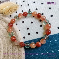 HOJB Natural High Grade Arusha Sunstone 6A Bracelets 8.5mm 聚寶軒天然优质阿魯沙太阳石6A手串8.5mm