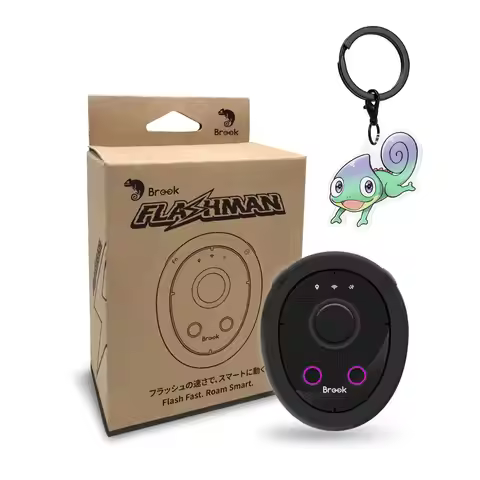 Brook Flashman Virtual GPS Joystick with keychain for Phone (iOS 17+), Bluetooth Location Controlle