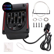 5-Band Tone Controls EQ Equalizer Tuner PS-500 5-Band Acoustic Guitar EQ Preamp Equalizer Pickup Aco