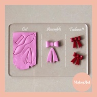 3D Bow Builder Polymer Clay Cutter Set