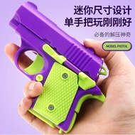 TikTok 1911 Luminous 3d Gravity Mini Cub Carrot Knife Pistol Adult Decompression Toy