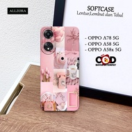 ALLZORA - OPPO A78 5G Case OPPO A58 5G/ Latest OPPO A58x 5G/ - AESTHETIC Fashion Case - Pro Camera S