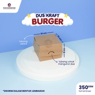 (RETAIL 10 PCS) Burger Box Burger Box/ Paper Burger Box/ Cake Box/ Burger Box/