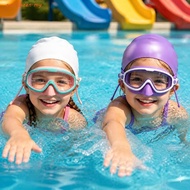 ZENITHZEN Kids Swim Goggles, HD View Leak-proof Goggles Cap Set, Waterproof Professional UV Protecti