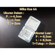 [ 1 PACK CONTENTS 100 PCS ] 6A cake mica / 6x cake mica / 6A size mica box READY