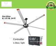 TH Industrial HVLS Giant Ceiling Fan 18ft