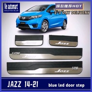 Vemart honda jazz GK Interior led side door step Protector accessories 2014 2015 2016 2017 2018 2019