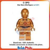 Brickphils Star Wars Minifigure sw1201 C-3PO