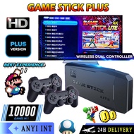 10000 HD 4K Television Game Console 4K HD Game PS1 2.4G Dual Wireless Controller Classic HD Retro Video Game