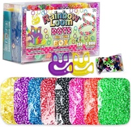 Loom Raiow Treasure DO Edition, 8,000 Rubber Bands In 8 Different Polka Dots Colors, And A Of