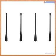 [Q H B W] 4X for Walkie Talkie  Uv-5R Long Antenna SMA-Female UHF/VHF 136-174/400-520 MHz for UV5R U