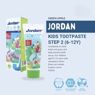 Jordan Toothpaste for Babies & Children Step 2 Ages 6-12 Years - Toothpaste