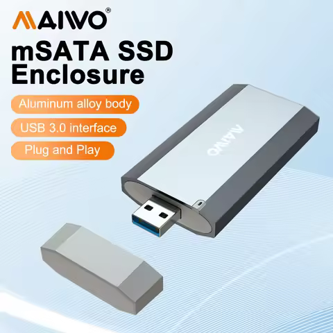 MAIWO mSATA SSD Case to USB 3.0 SSD mSATA Enclosure Adapter External box 5Gbps for mSATA Internal So