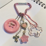 GANTUNGAN (KC01) Button Star Keychain - Keychain Keychain/ Bag Charm Beads Beads