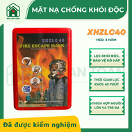 Mặt nạ chống khói độc XHZLC40 dùng trong hỏa hoạn. Mặt nạ chống ngạt khói chịu được thời gian 40 phú