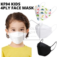 **Ready Stock** KF94 4Ply Layer Children Baby Kids Individual Packing Protective Earloop Face Mask T