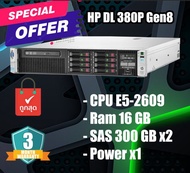 เซิร์ฟเวอร์ HP ProLiant DL380p Gen8 Server พร้อมใช้งาน มีให้เลือกหลายสเปค