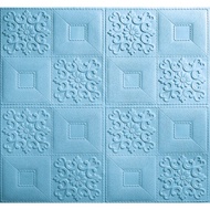 PAKET 20 EMBAR Wallpaper dinding 3D Foam Motif Batik Motif Bunga Motif Kotak Vienna TERLARIS PREMIUM