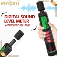 MEIGUII Sound Level Meter, Windproof 30-130dB Noise Meter, Professional 125Hz-8KHz Digital Display D