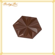 Chocolate World, Chocolate Mould - Tablet Ruby (103.5x89.5xH13.5mm) 2 cav