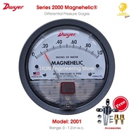 Dwyer 2001 Series 2000 Magnehelic® Differential Pressure Gages หน่วยวัดนิ้วน้ำ Inches of Water (in w