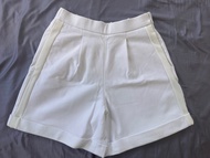 Giordano Ladies 白色短褲