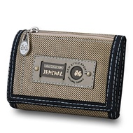 7svf Men's wallet, buckle zipper, canvas, men's wallet, short wallet, high-quality card, ID card, wallet, walletMen Wallets