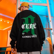 M-7XL Oversized Loose Street Wear Sweatshirts Long Sleeve Sweatshirt Round Neck Pullover Hoodie Hara