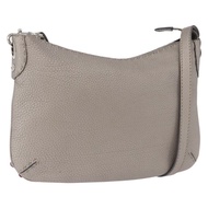 FENDI Celeria 銀色皮革單肩包 正品 195754V