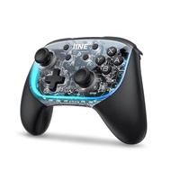 IINE Mechanical Pro Controller, Wireless Switch Controller for Nintendo Switch PC/IOS/Android, ALPS Analog Stick Switch Remote Gamepad with Adjustable Light Modes/NFC/Macro/