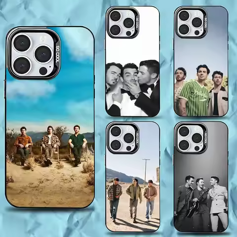 J-Jonas B-Brothers Band Phone Case For iPhone 16,15,14,13,12,11,Pro,Max,Plus,Mini,XS,SE Anti Fall Bl
