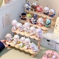 2-3 Tier Acrylic Display Box / Wood Acrylic Blind Box / Multifunctional Action Figure Display Box / 