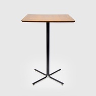 TEMPO 實木吧台桌-棕/方75/高108
