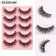 ZILUOLAN Diamond Manga Lashes Fuffy Lashes Women Beauty Shiny Spiky Glitter Thick Long Eye Lashes