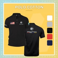 S-3XL Baju PROTON R3 MALAYSIA Polo Cotton T-Shirt Tee Shirts Unisex Sports Motorsport Pakaian Fashio