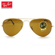 4rl6 R9oq [Original] Ray/Ban sunglasses 3025 Golden 001/33 aviator Brown B15 new authentic
