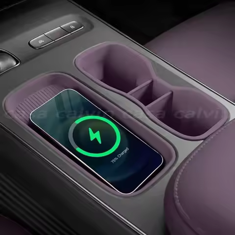 Wireless Charging Pad For NIO Weilai ET5 ET5T ES6 EC6 Center Control Water Cup Cover Car Interior De