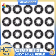 20 Pack 608- Ball Bearing - Double Rubber Sealed Miniature Deep Groove Ball Bearings for Skateboards