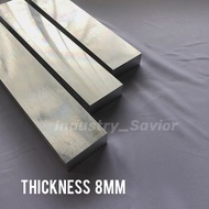 Aluminium Alloy Flat Bar 6061 Thickness 8mm Width 300mm