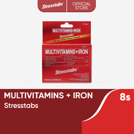 Stresstabs Multivitamins + Iron 8s Fights Stress, Restores Mental Focus; Maintains Healthy Skin