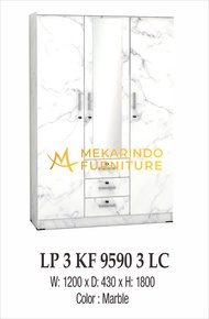 Lemari Pakaian LP 3 KF 9590 3 LC